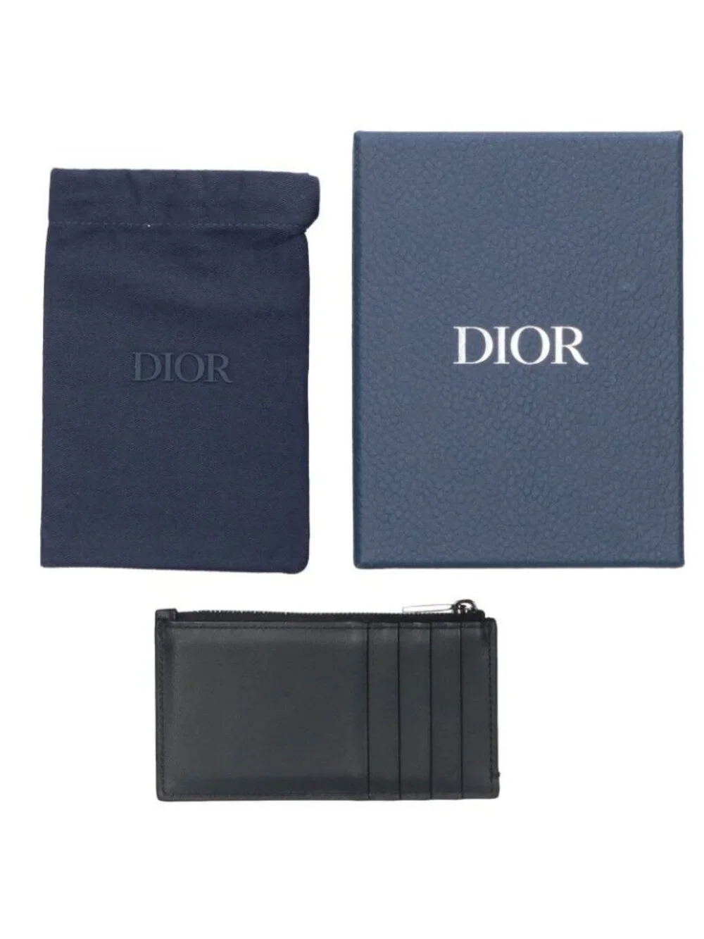 Dior Cdlogo Fragment Leather Card Case
